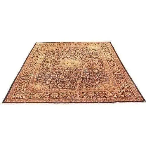 One Of The Kind Persian Mashad Rug 12'11" x 9'11"